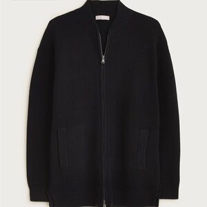 J. Crew Full-zip Flight Sweater Jacket